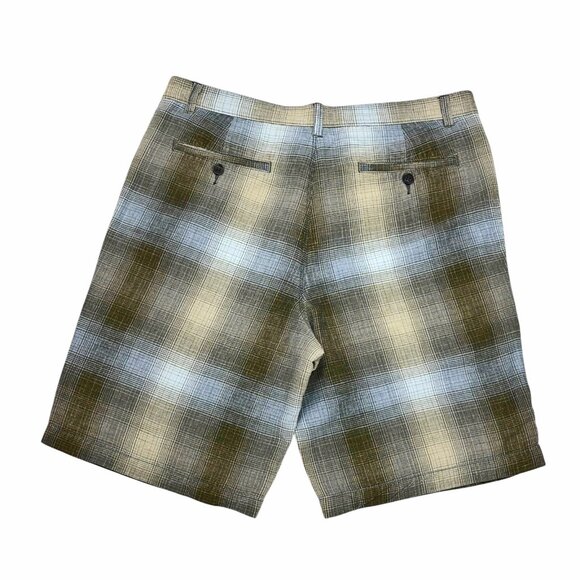 Tommy Bahama Paradise Nation Blue Silk Linen Blend Shorts - Picture 7 of 11